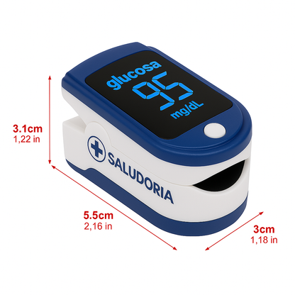Medidor de glucosa portátil Saludoria®