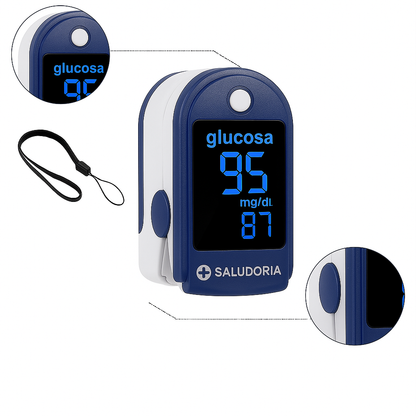 Medidor de glucosa portátil Saludoria®